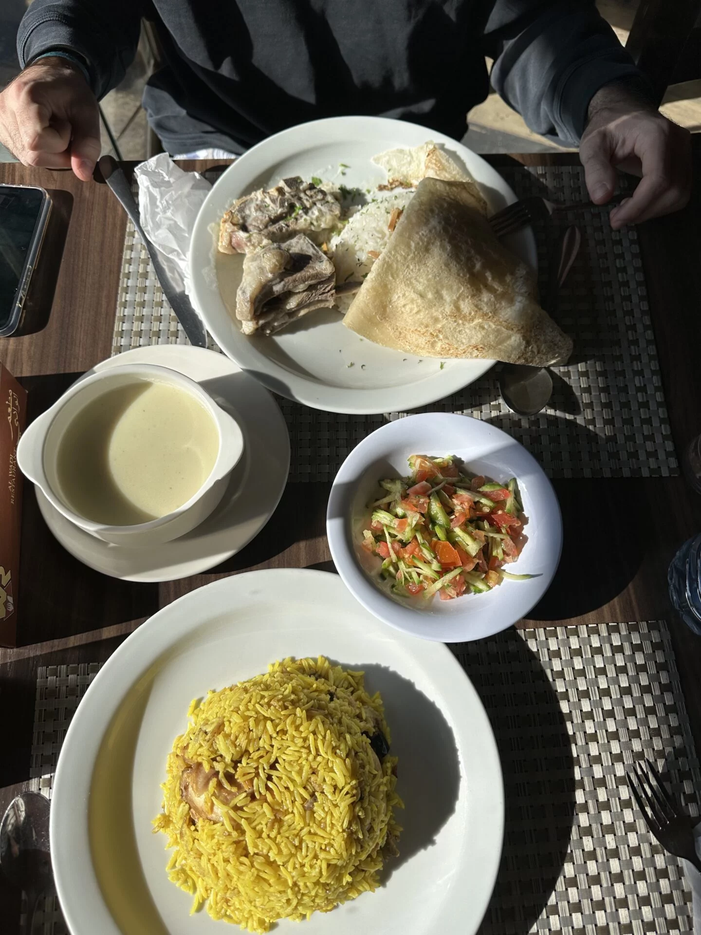 platos típicos en Jordania