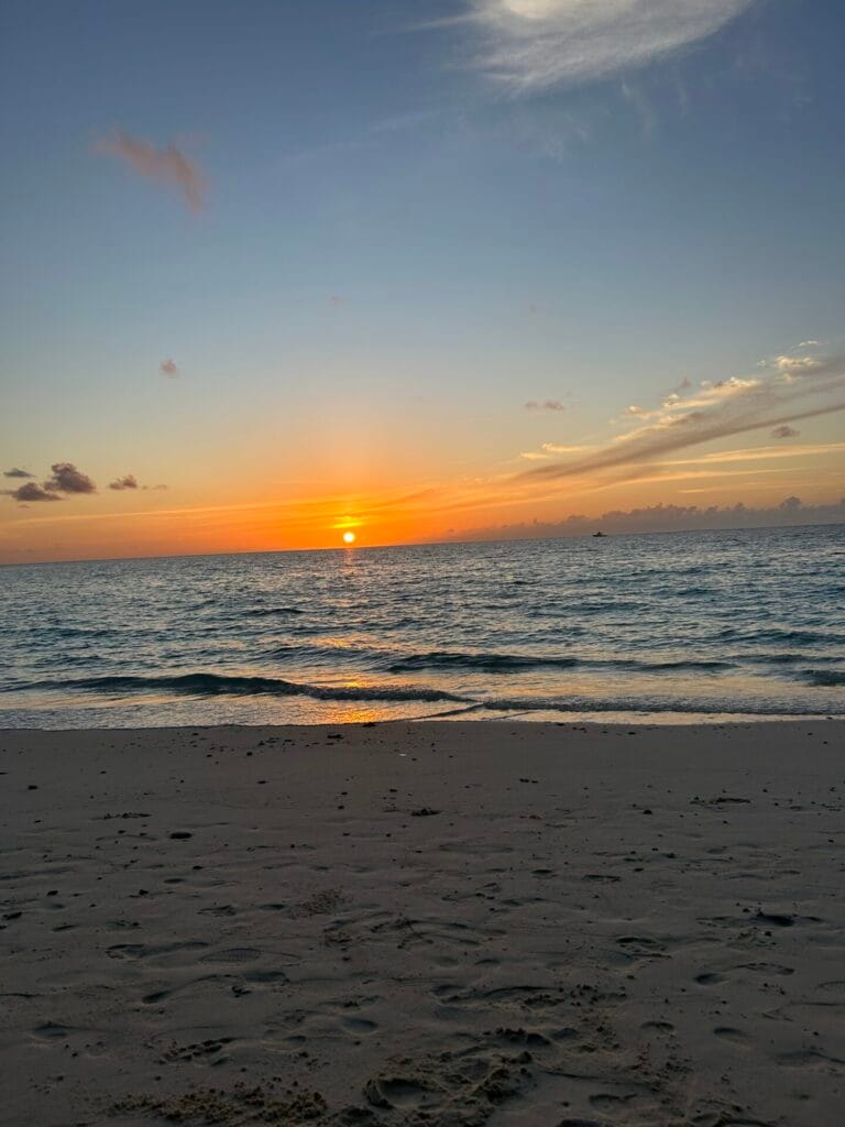 Atardecer Maldivas en 